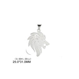 5pcs Lion Pendant for Necklace Stainless Steel Charms DIY Jewelry Making