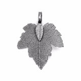 Copper Maple Leaf Tree Charms Pendants Pink/Gun Black/Silver for Jewelry Making