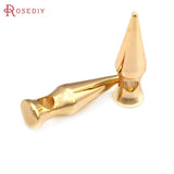 18K Brass Cone Shape Charms Pendants - Jewelry Making Supplies