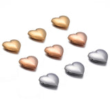 Heart Photo Frame Locket Pendant - 3 Colors - DIY Charms Jewelry Making