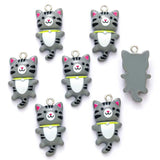 20pcs Resin Cat Pendants Jewelry Making Necklace Earring Bracelet Pendant
