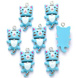 20pcs Resin Cat Pendants Jewelry Making Necklace Earring Bracelet Pendant