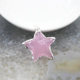 Pink Opalite Pendants Crystal Quartz Arrow Charms DIY Necklace