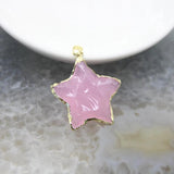 Pink Opalite Pendants Crystal Quartz Arrow Charms DIY Necklace