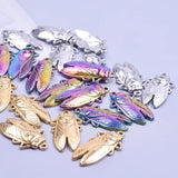10pcs Stainless Steel Cicada Pendant Insect Charm DIY Earrings