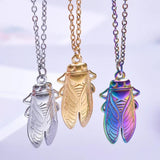 10pcs Stainless Steel Cicada Pendant Insect Charm DIY Earrings
