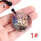 Retro Orgonite Stone Charms for DIY Jewelry Making