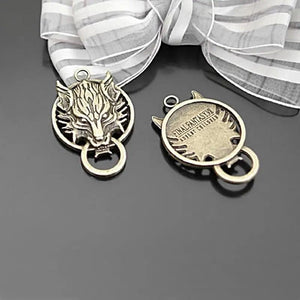 6PCS Antique Bronze Wolf Jewelry Making Supplies Diy Findings