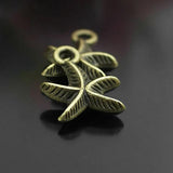 30PCS Antique Bronze Starfish Charms Pendants 18x14MM DIY Jewelry Making