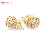 6PCS 16x22MM 24K Brass Purse Charms Pendants for Jewelry Making