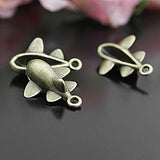 20PCS Antique Bronze Small Plane Charms Pendants 23x18MM