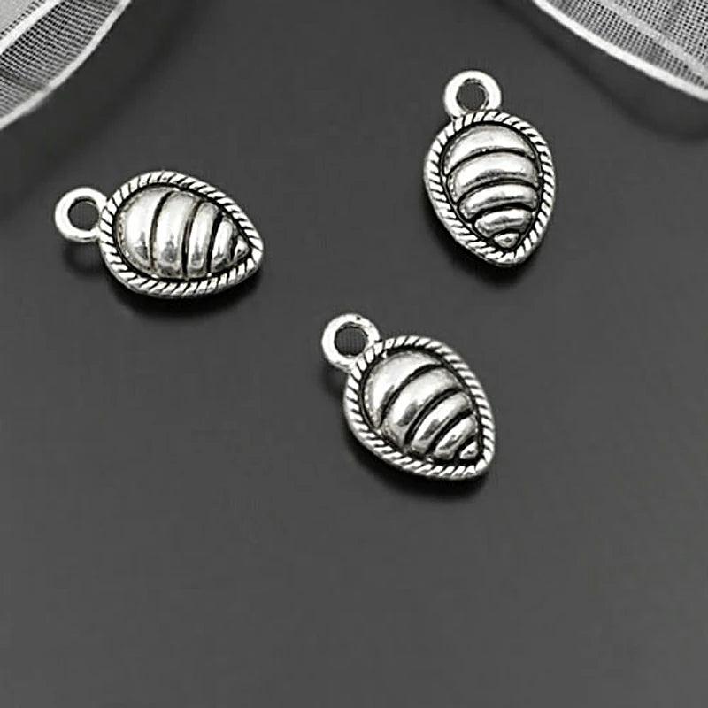 50PCS 11x9MM Radish Charms Pendants Antique Silver DIY Jewelry Making Supplies