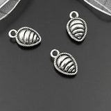 50PCS 11x9MM Radish Charms Pendants Antique Silver DIY Jewelry Making Supplies