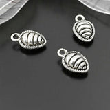 50PCS 11x9MM Radish Charms Pendants Antique Silver DIY Jewelry Making Supplies