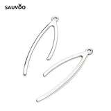 Stainless Steel Simple Charms Pendant for DIY Jewelry Making
