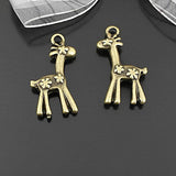100g Antique Bronze Deer Charms Pendants DIY Jewelry Findings
