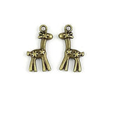 100g Antique Bronze Deer Charms Pendants DIY Jewelry Findings