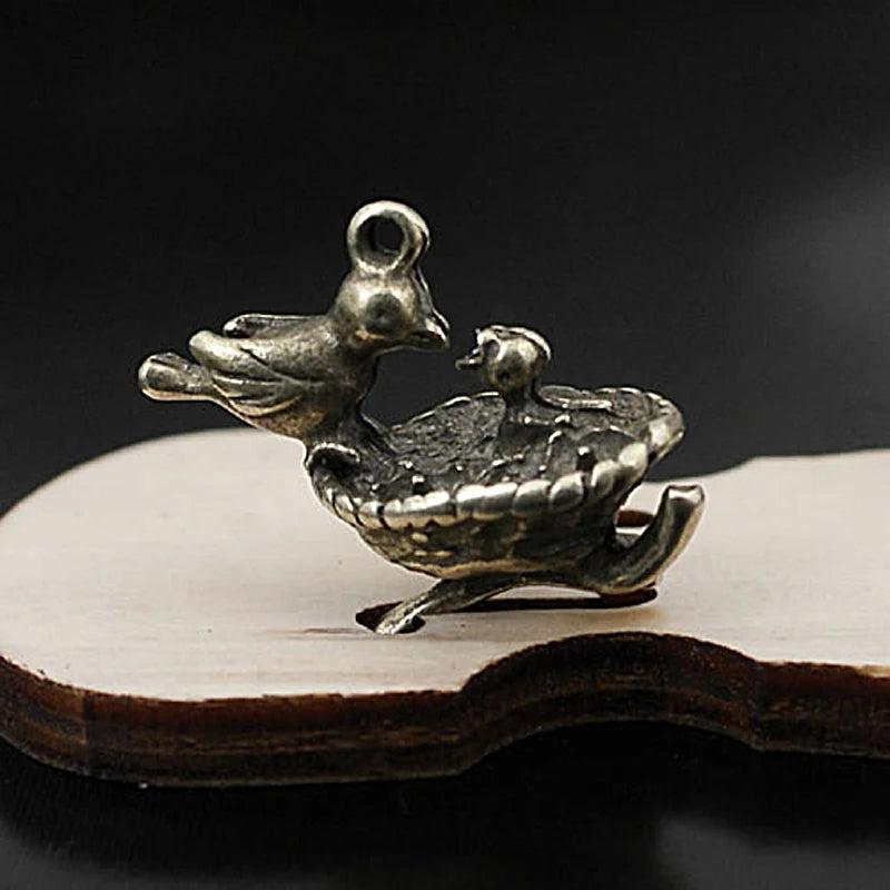 20PCS 18x14MM Antique Bronze Bird Charms Pendants DIY Jewelry Making