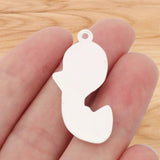 10 Tibetan Silver Goddess Charms Pendants for DIY Necklace Making 39x18mm