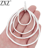 Tibetan Silver Large Hammered Statement Charms Pendants for Necklace