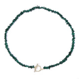 Green Aventurine Gravel Bead Necklace Reiki Jewelry