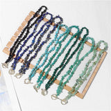 Green Aventurine Gravel Bead Necklace Reiki Jewelry