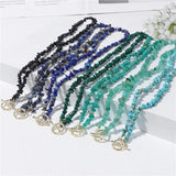 Green Aventurine Gravel Bead Necklace Reiki Jewelry