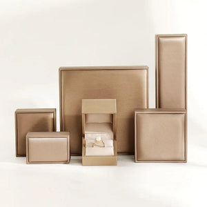 Green PU Leather Jewelry Box for Rings, Earrings, Bracelets