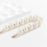 Big Pearls Necklace for Women Wedding Beads Jewelry