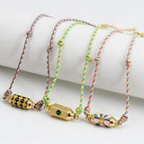 Evil Eye Charms Copper Necklace for Women