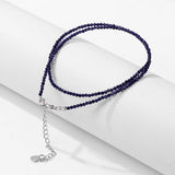 Multicolor Mini Beads Necklace 2mm Choker for Men Women