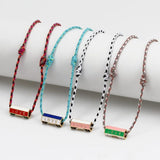 Multi-Color Rope Necklace Lucky Eye Charm Women's Choker