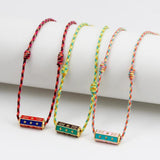 Multi-Color Rope Necklace Lucky Eye Charm Women's Choker