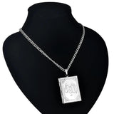 Islamic Jewelry Choker Allah Necklace Vintage Style Stainless Steel Chain