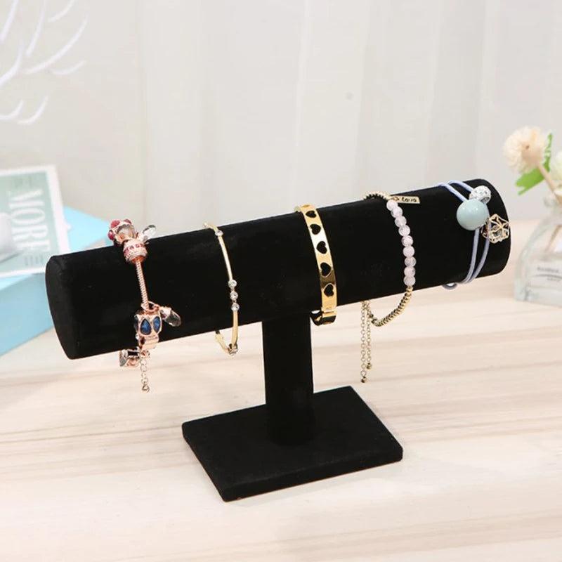 Velvet Bracelet Chain Watch T-Bar Display Stand