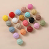 20Pcs 14mm Colorful Round Beads Silicone Chew Beads For Nursing Teether