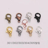 100pcs Lobster Clasps Bracelet Necklace DIY Jewelry Making Findings