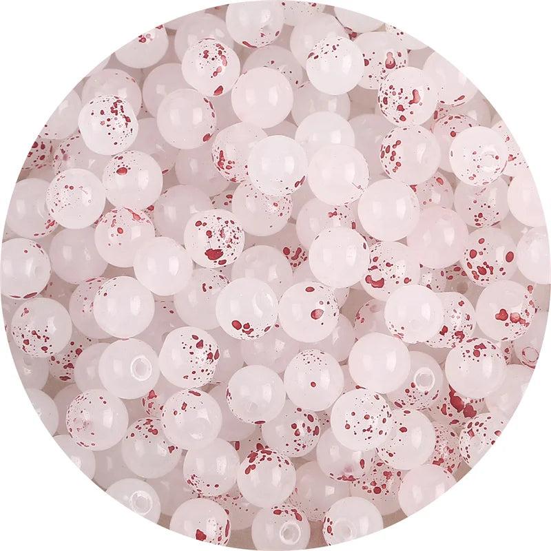 8mm Summer Fantasy Jelly Glass Beads for DIY Jewelry