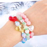 8mm Summer Fantasy Jelly Glass Beads for DIY Jewelry