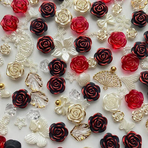 Resin Mix Rose Flower Jewelry Accessories DIY Supplies