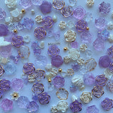 Resin Mix Rose Flower Jewelry Accessories DIY Supplies