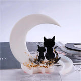 Moon Cat Mermaid Wolf Silicone UV Resin Casting Mold Jewelry Epoxy Mould Craft
