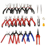 Mini Pliers Tools Set for Jewelry Making Beading Round Flat Long Needle Nose Cut