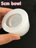 Clear Bowl Plate Resin Mold DIY Craft Jewelry Making Tools