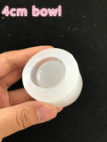 Clear Bowl Plate Resin Mold DIY Craft Jewelry Making Tools