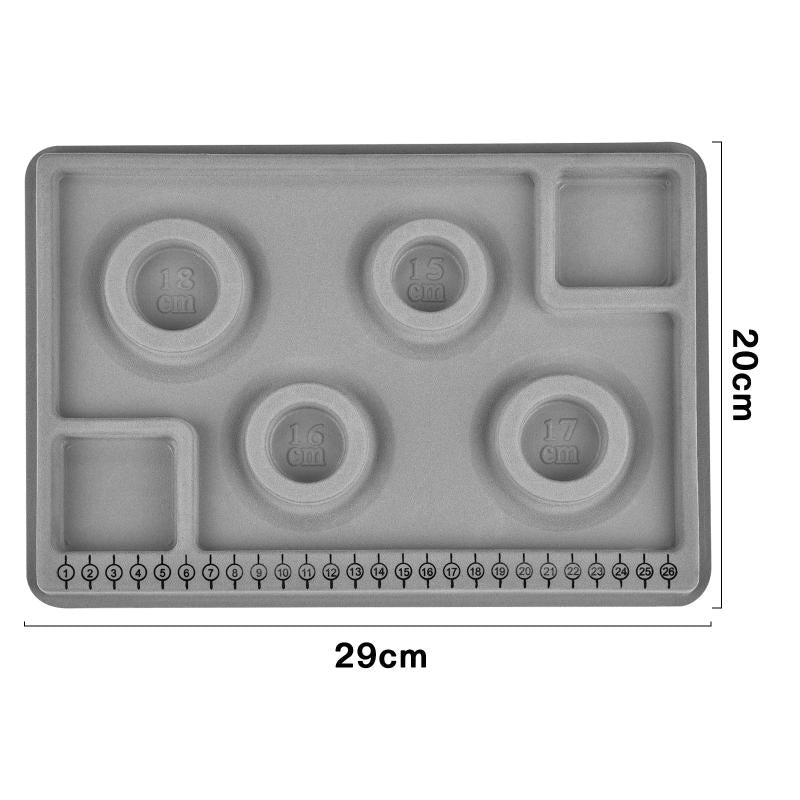 Flocked Bead Tray Board Bracelet Necklace Beading Accessories