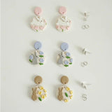 Animal Shape Earring Molds Soft Pottery Clay Cutters DIY Jewelry Making Tools