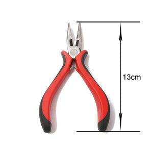 Red Mini Pliers 126mm for Soft Copper Wire Bending Tool