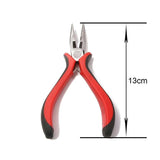 Red Mini Pliers 126mm for Soft Copper Wire Bending Tool