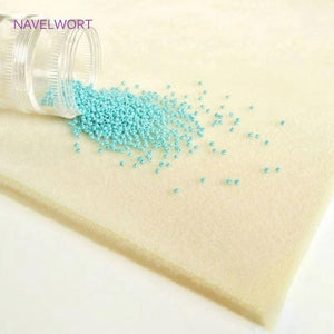 Gray Flocked Bead Mat & Scoop Set - Jewelry Making Supplies